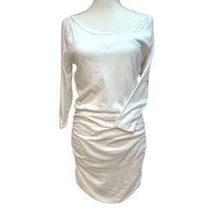 White Long Sleeve Dress